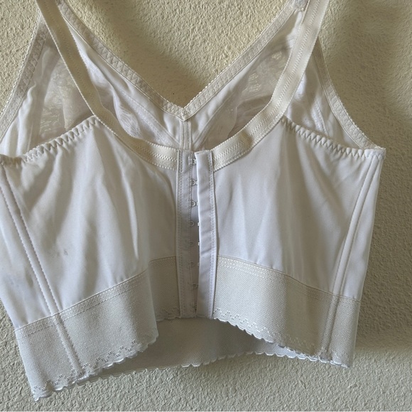 VTG Rene Rofe Lace Corset Bralette Women’s 34B Dainty Feminine Sexy Rockabilly - Picture 5 of 8